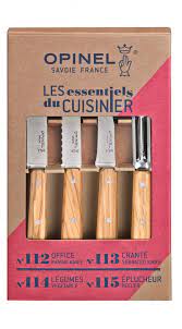 Opinel LesEssentiels 4 Messer - Olivenholz